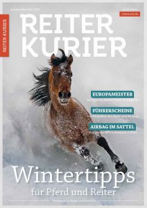 Ausgabe Dezember 2019 des Reiter-Kurier mit Wintertipps für Pferd und Reiter